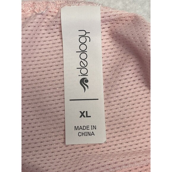 New Ideology Girls Layered  Look Active Tank Pink Over Multi Color XL Size 16 - Picture 5 of 8